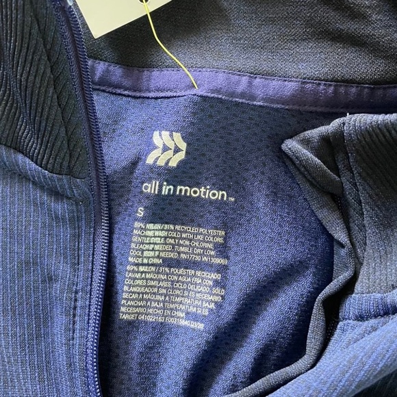 Men’s Blue Activewear Half Zip SZ S NWT - Picture 5 of 11